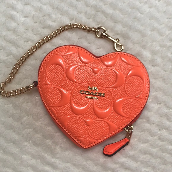 Coach Handbags - Coach Heart Wristlet